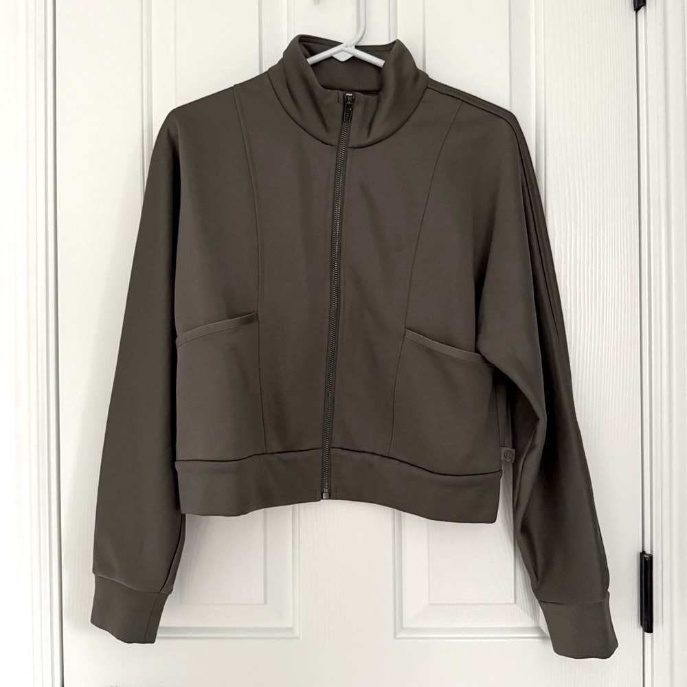 Lululemon Lab Fleece Track Jacket in Rover - Picture 4 of 7